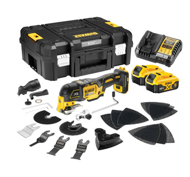 DeWalt Unealta multifunctionala 18V XR Brushless, 3 viteze, 2 x 5.0Ah DCS356P2-QW
