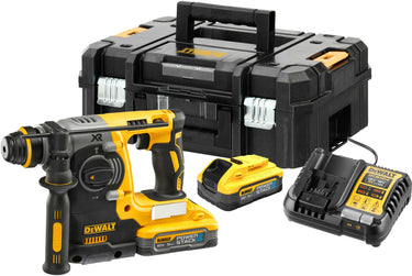 DeWalt Ciocan rotopercutor SDS-Plus 18V XR 24mm cu 2 acumulatori Powerstack 5Ah DCH273H2T-QW