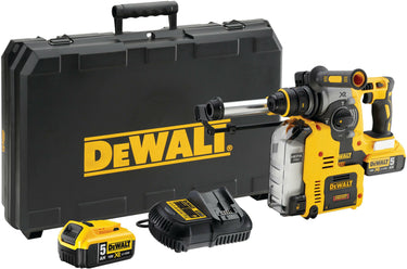 DeWalt Ciocan rotopercutor SDS-Plus 18V XR 24mm cu extractie praf integrata DCH275P2-QW