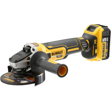 DeWalt Polizor unghiular 18V XR Brushless 125 mm, 3 x 5.0Ah DCG405P3-QW