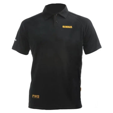 DeWALT - Tricou polo Rutland Performance pentru bărbați, mărimea L, negru 48908/L