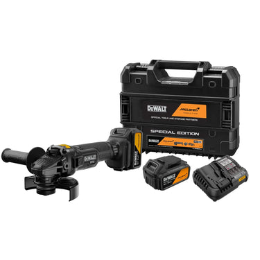 Polizor unghiular, cu 2 acumulatori, 18 V, 5 Ah, DeWalt McLaren DCG45MP2T-QW