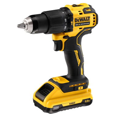 DeWalt Masina de gaurit/insurubat cu percutie, fara perii 18V XR 2x1.5Ah DCD709S2T-QW