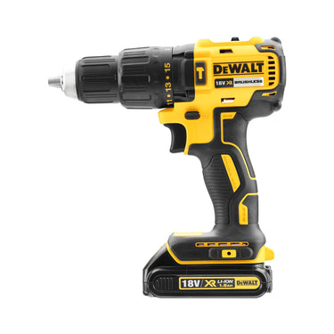DeWalt Masina de gaurit/insurubat cu percutie, fara perii 18V XR 2x1.5Ah DCD778S2T-QW