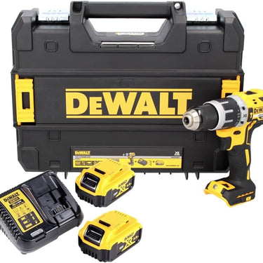 DeWalt Masina de gaurit/insurubat cu percutie, fara perii 18V XR 2x5Ah DCD796P2-QW