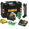 DeWalt Nivela laser 3 x 360° verde, 12V XR, 1 x 2.0Ah DCE089D1G-QW