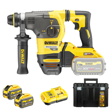 DeWalt Ciocan rotopercutor SDS-Plus 54V FlexVolt 30mm cu 2 acumulatori 9Ah DCH333X2-QW