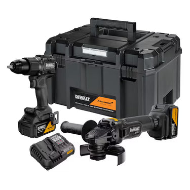DeWalt x McLaren Set masina de gaurit cu percutie si polizor unghiular 2x5AH  DCK2223MP2T-QW