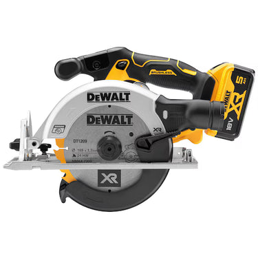 DeWalt Fierastrau circular 18V XR BL 165MM 2x5AH DCS565P2QW
