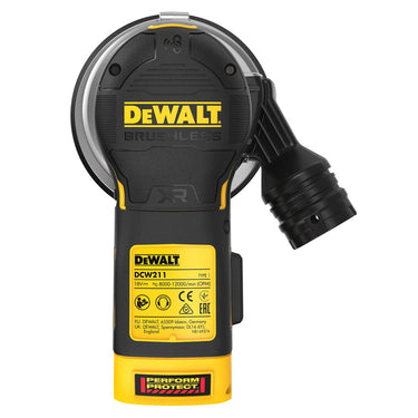 DeWalt Slefuitor cu excentric 18V XR Brushless 125 mm, 2 x 5.0Ah DCW211P2-QW