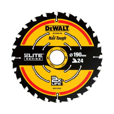 Panza fierastrau circular DeWalt ELITE DT10304, 190 x 30 mm, 24T