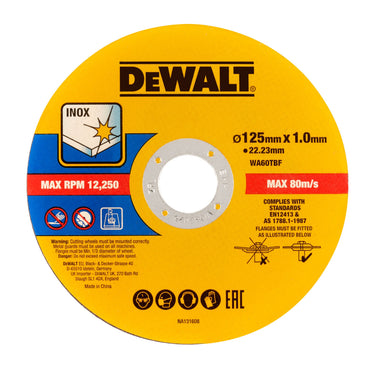 Set 25 discuri debitare DeWalt DT20594, 125 mm
