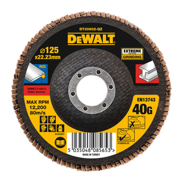 Disc lamelar DeWalt DT30602 Extreme, 125 mm, G40