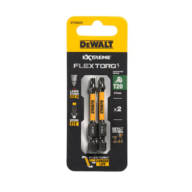 DeWalt DT70533T-QZ Set 2 Bit 57mm T20