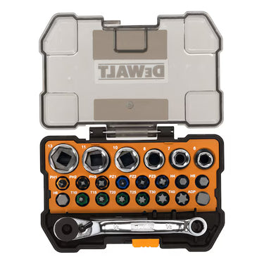 DeWalt x McLaren Set biti si tubulare 24 piese DT70906-QZ