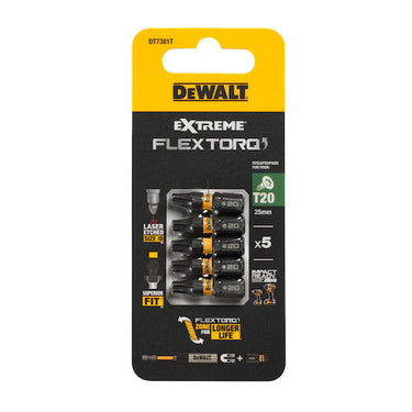 DeWalt DT7381T-QZ Set 5 Bit 25mm T20