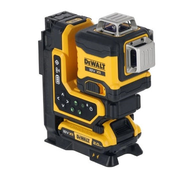 DeWalt Nivela laser 3 x 360° verde, cu telecomanda, 18V XR, 1 x 2.0Ah, TSTAK DCLE34035D1-QW